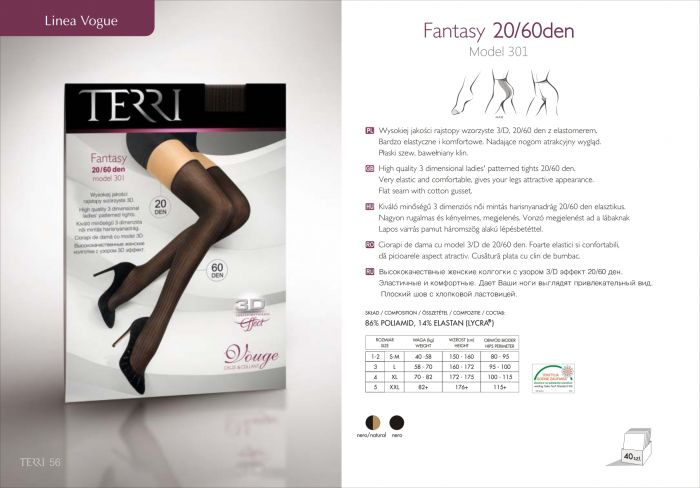 Terri Lineavogue Fantasy20-60 Den 301   Catalog | Pantyhose Library